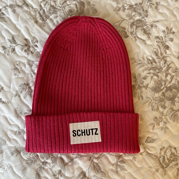 SCHUTZ Pink Beanie - Picture 2 of 2
